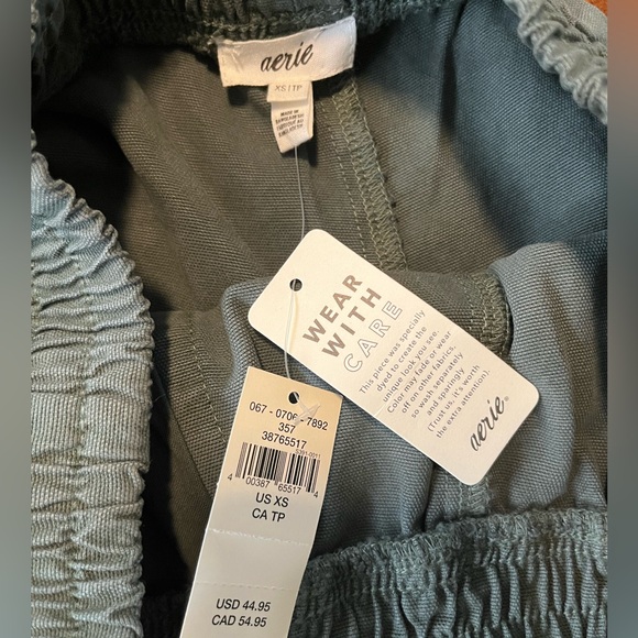 Aerie Forest Green Shorts - Picture 8 of 8